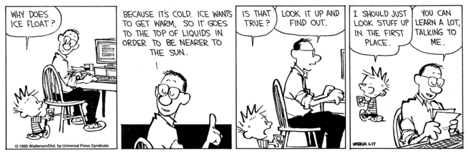 calvin and hobbes cartoon